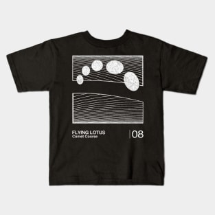 Comet Course / Minimalist Graphic Artwork Fan Design Kids T-Shirt